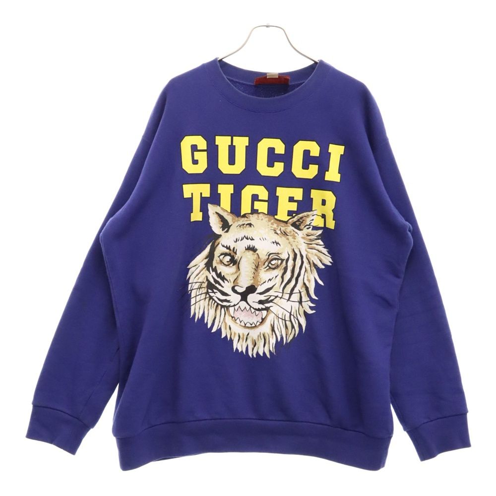 【レア】グッチ×タイガー　スウェット GUCCI(グッチ) 18AWBLIND FOR LOVE タイガーアップリケ