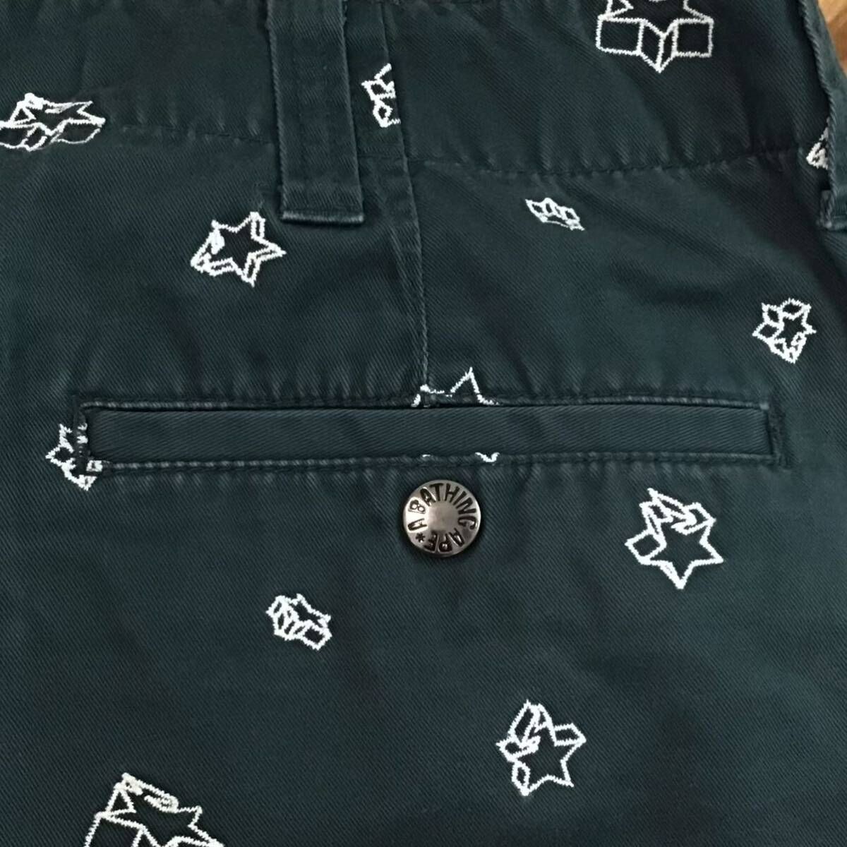 ☆蓄光☆ BAPESTA ハーフパンツ Mサイズ a bathing ape BAPE sta  