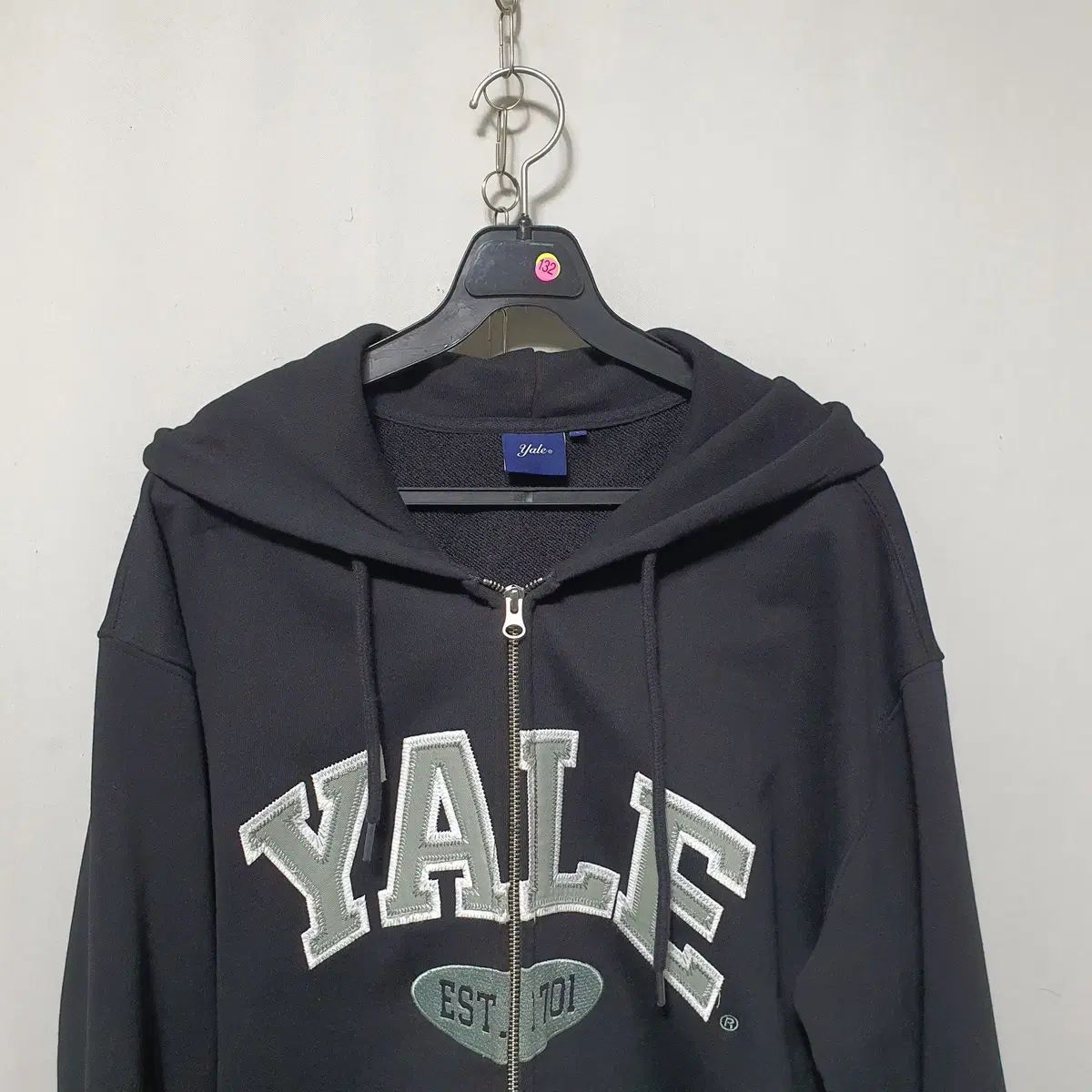 K ー 132 YALE(イェール) フード付き ジップアップパーカー L 22 年