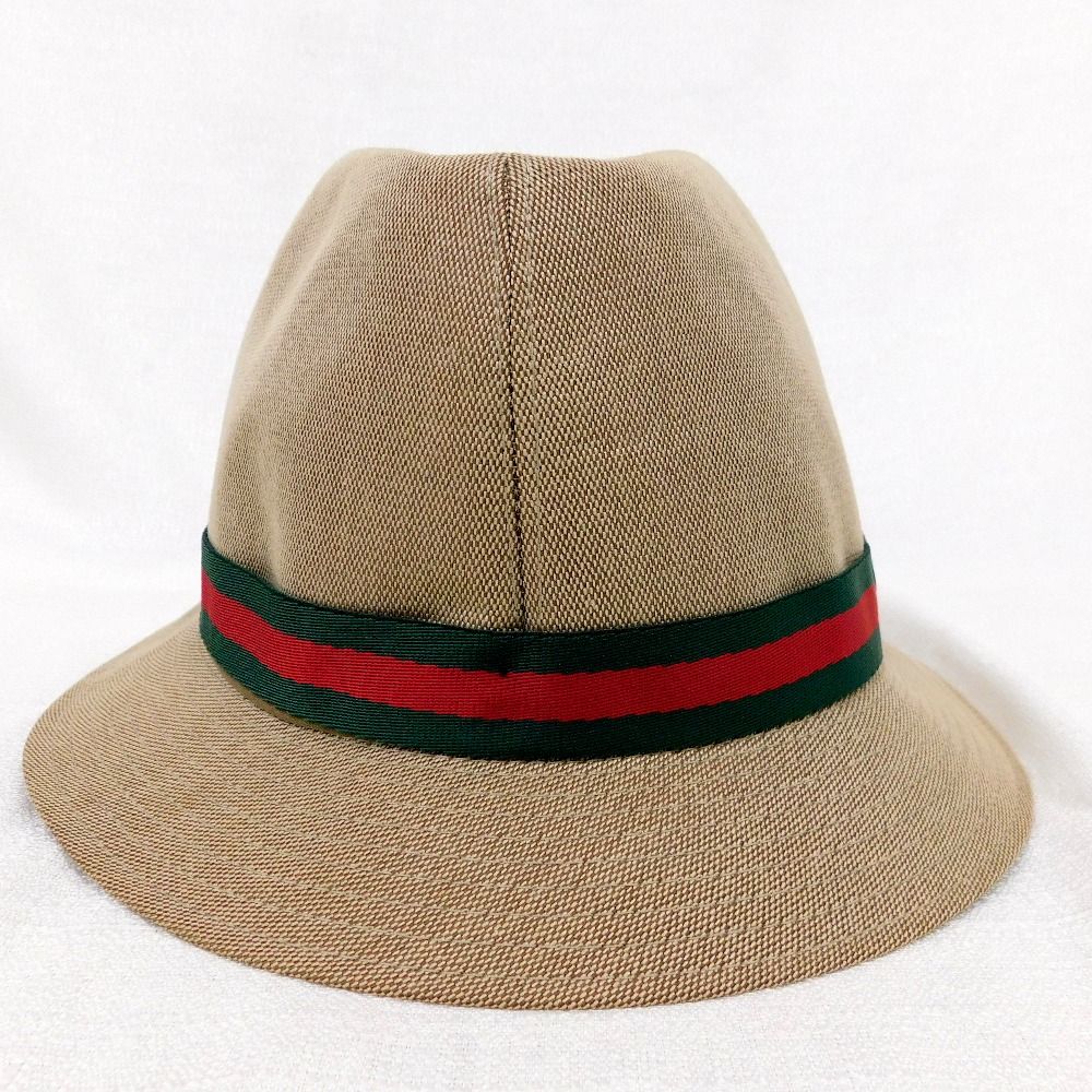 Hn 610531 グッチ ハット ベージュ系 サイズ XL 116741 21426
