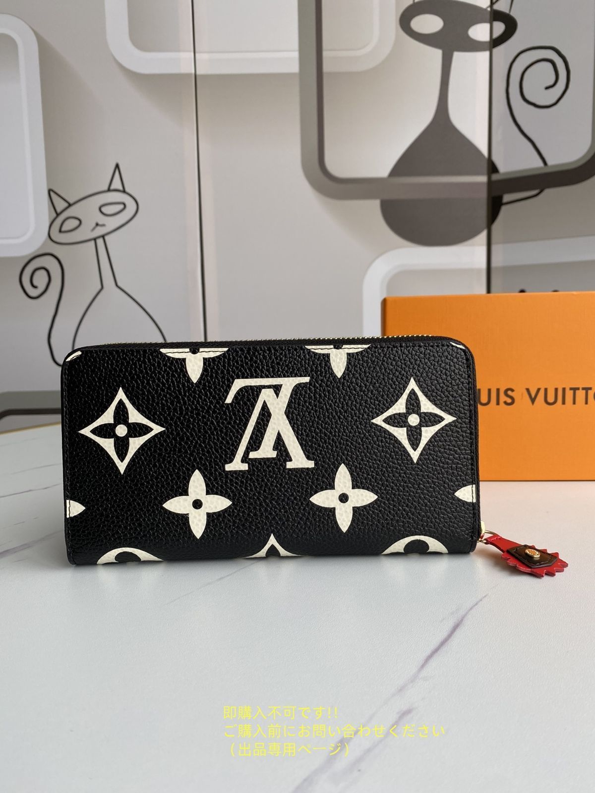 みずっち【美品】Louis Vuitton 長財布 手書き風デザインがお洒落♪】ルイヴィトン 長財布 M83335