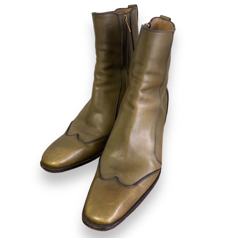 美品　イヴサンローランリブゴーシュ ジョニーブーツ ヒールブーツ サイズ43 美品 イヴサンローランリブゴーシュ ジョニーブーツ ヒール