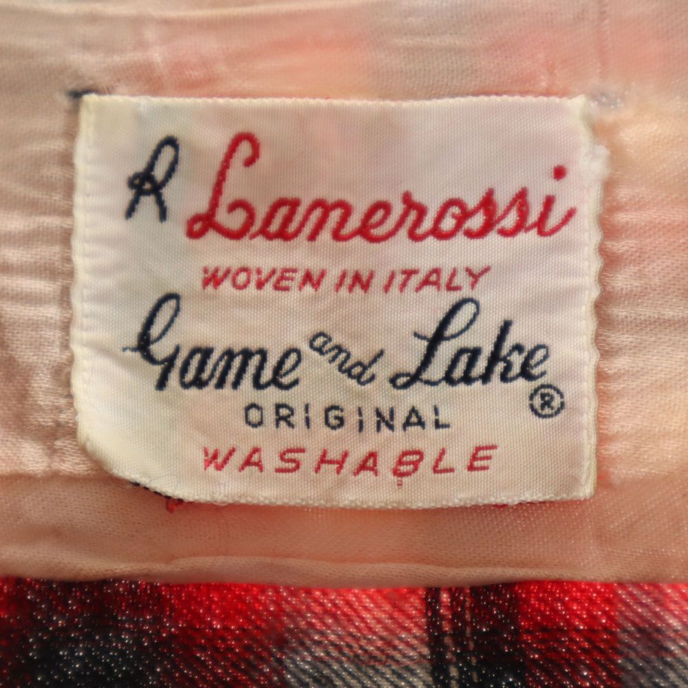 Game and Lake 50s 60s 開襟 オープンカラー ヴィンテージ ボックス
