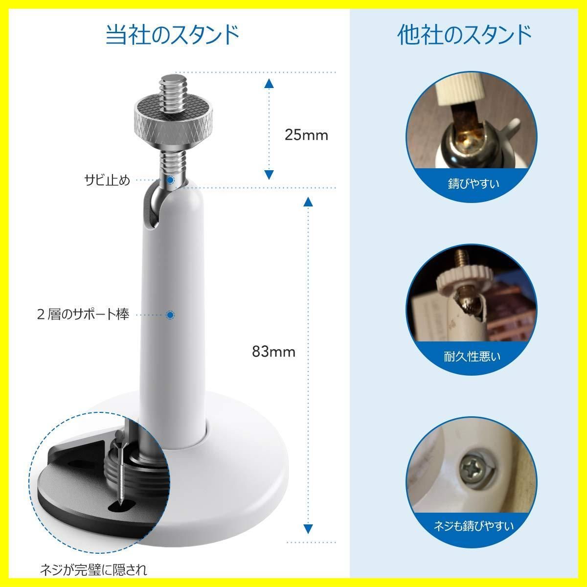 KIWI design 防犯カメラスタンド カメラマウント CCTVカメラブラケット