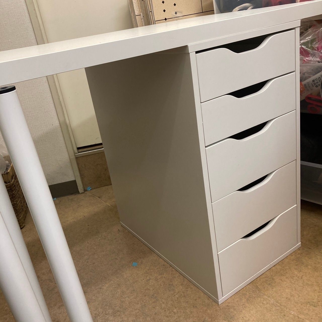 引渡限定】IKEA LAGKAPTEN ラグカプテン ALEX アレクス ホワイト 白