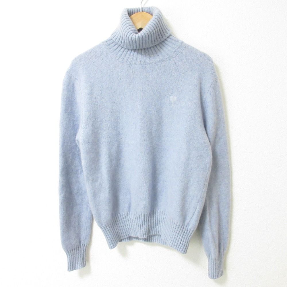 【美品！AMI PARIS】ライトブルーセーター 美品！AMI PARIS】ライトブルーセーター ブルー（青）系 海外 AMI