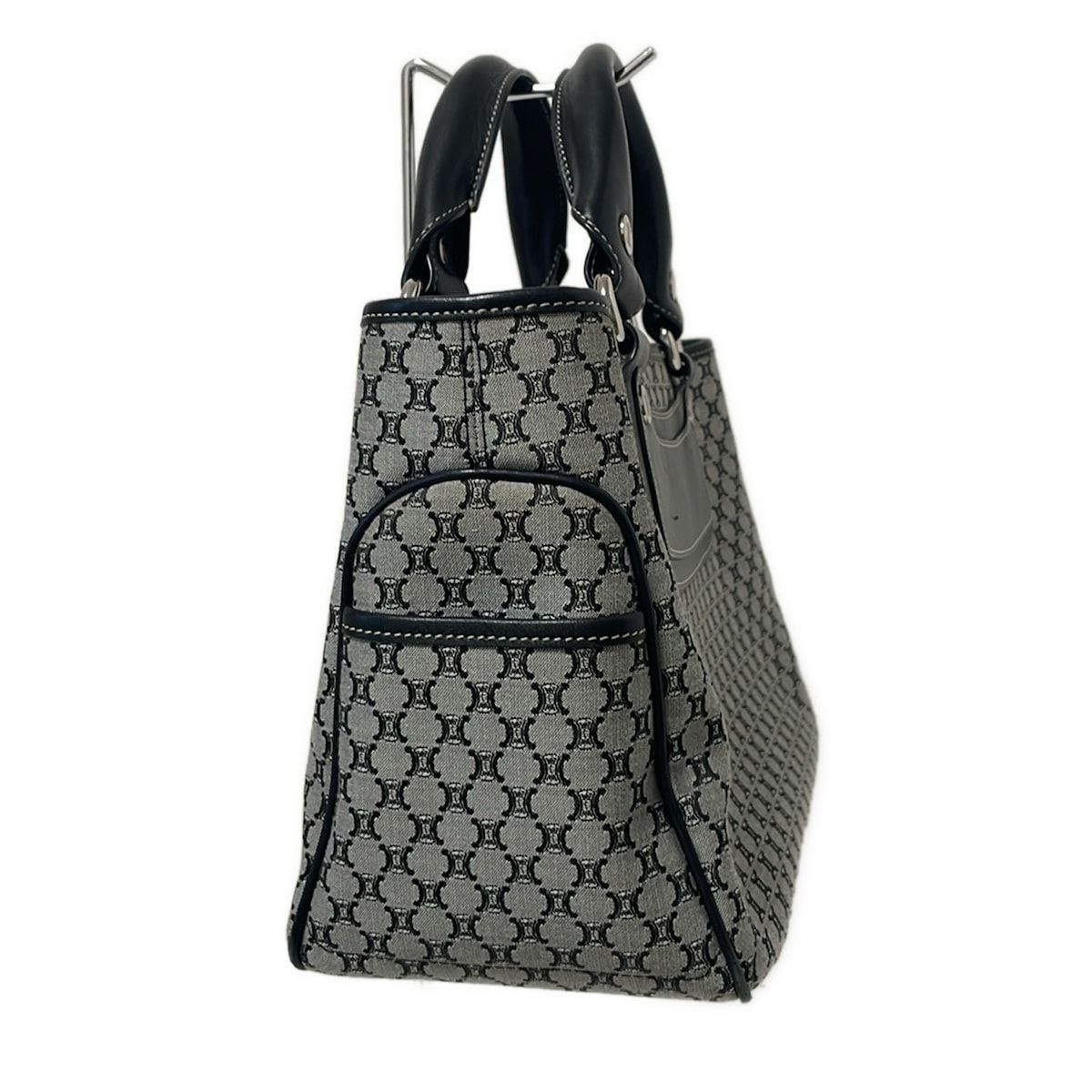 美品・極希少【　CELNE マカダム・ロゴマークトートバック　】 CELINE - セリーヌ トートバッグ ベージュ イエロー Cマカダム