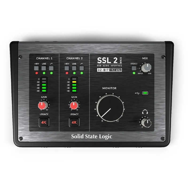 送料無料 ♥ 未開梱 SSL Solid State Logic 2 MKII USBオーディオ インターフェイス 2 ＆ 2＋ 待望の次世代機が登場 Solid State Logic SSL2 MK2