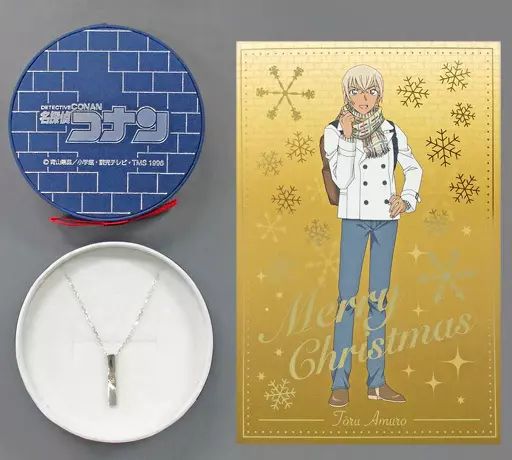 銀製品・指輪・アクセサリー(キャラクター)　安室透モデル シルバーネックレス(レディース/チェーン40cm) 「名探偵コナン×THE KISS」 コラボレーションジュエリー2019 中古】銀製品・指輪・アクセサリー(キャラクター) 安室透モデル