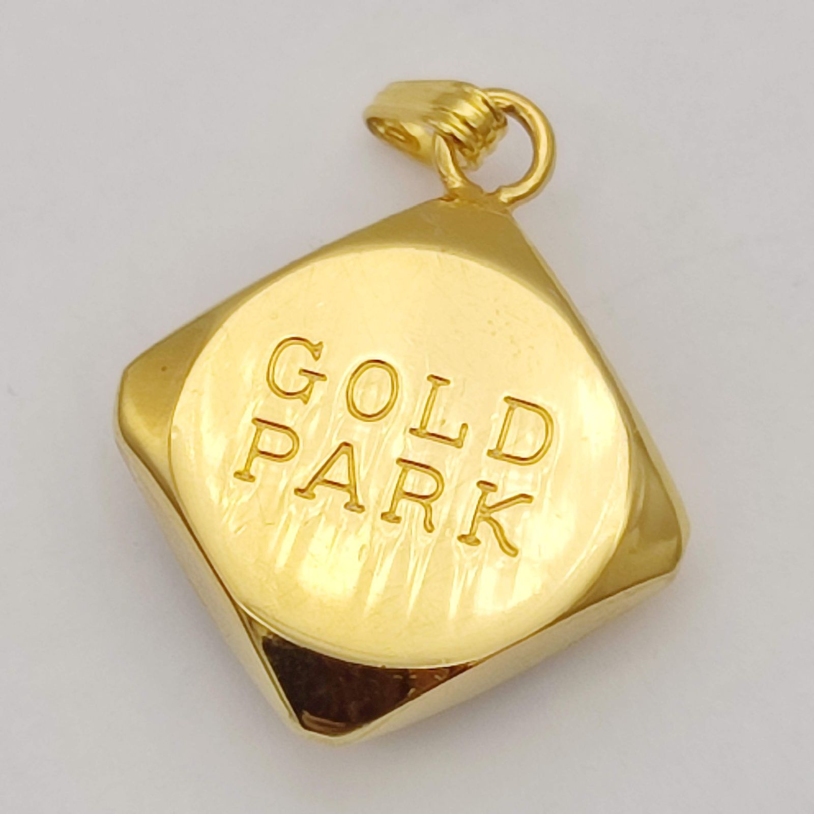 ゴールドパーク　gold park 大粒砂金入り　ペンダント 美品】GOLDPARK ゴールドパーク 佐渡金山 砂金入り ネックレス