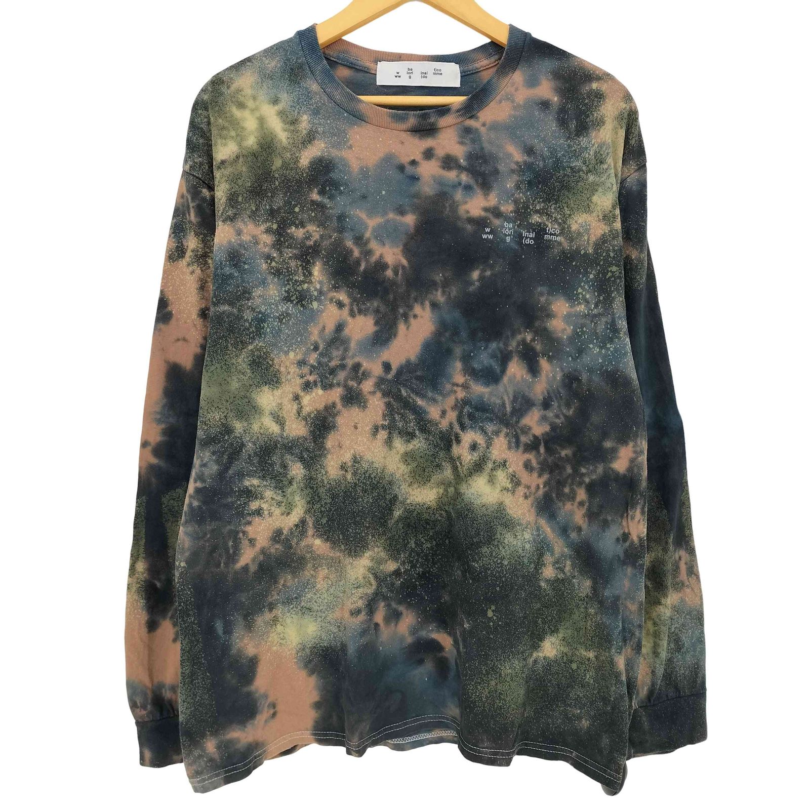 バル BAL LOGO TIE DYE LS TEE ロゴタイダイロングスリーブT バル BAL LOGO TIE DYE LS TEE ロゴタイダイロングスリーブT