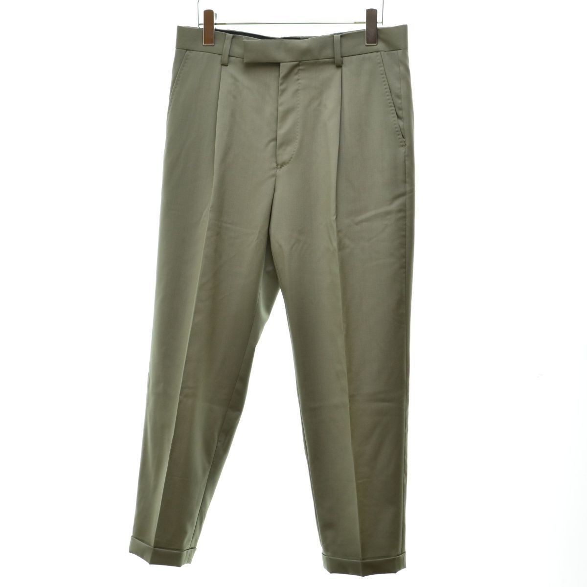 M【WACKO MARIA】DORMEUIL PLEATED TROUSERS(type-2) プリーツトラウザーパンツ
