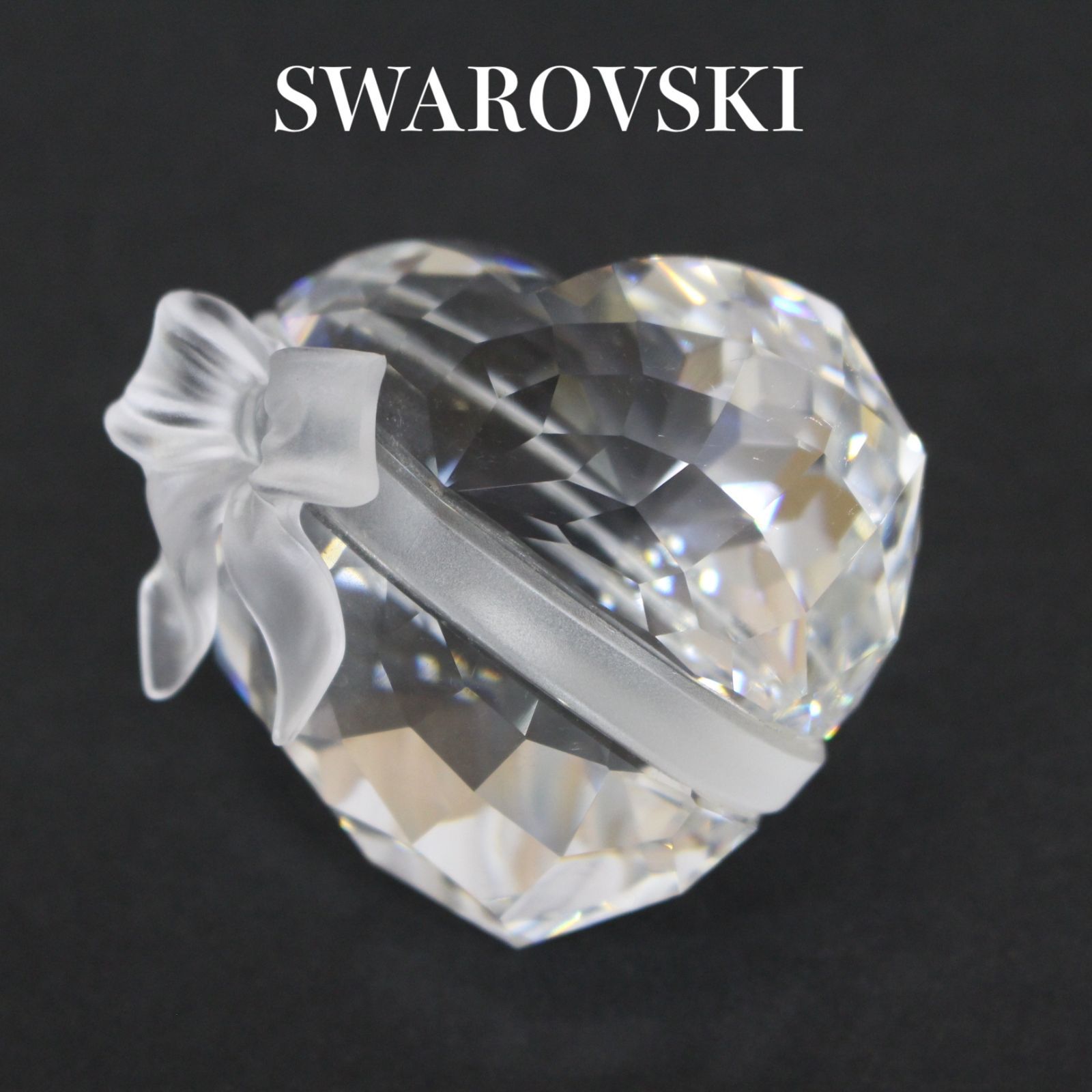 SWAROVSKI 置物】スワロフスキー Sweet Heart 置物-