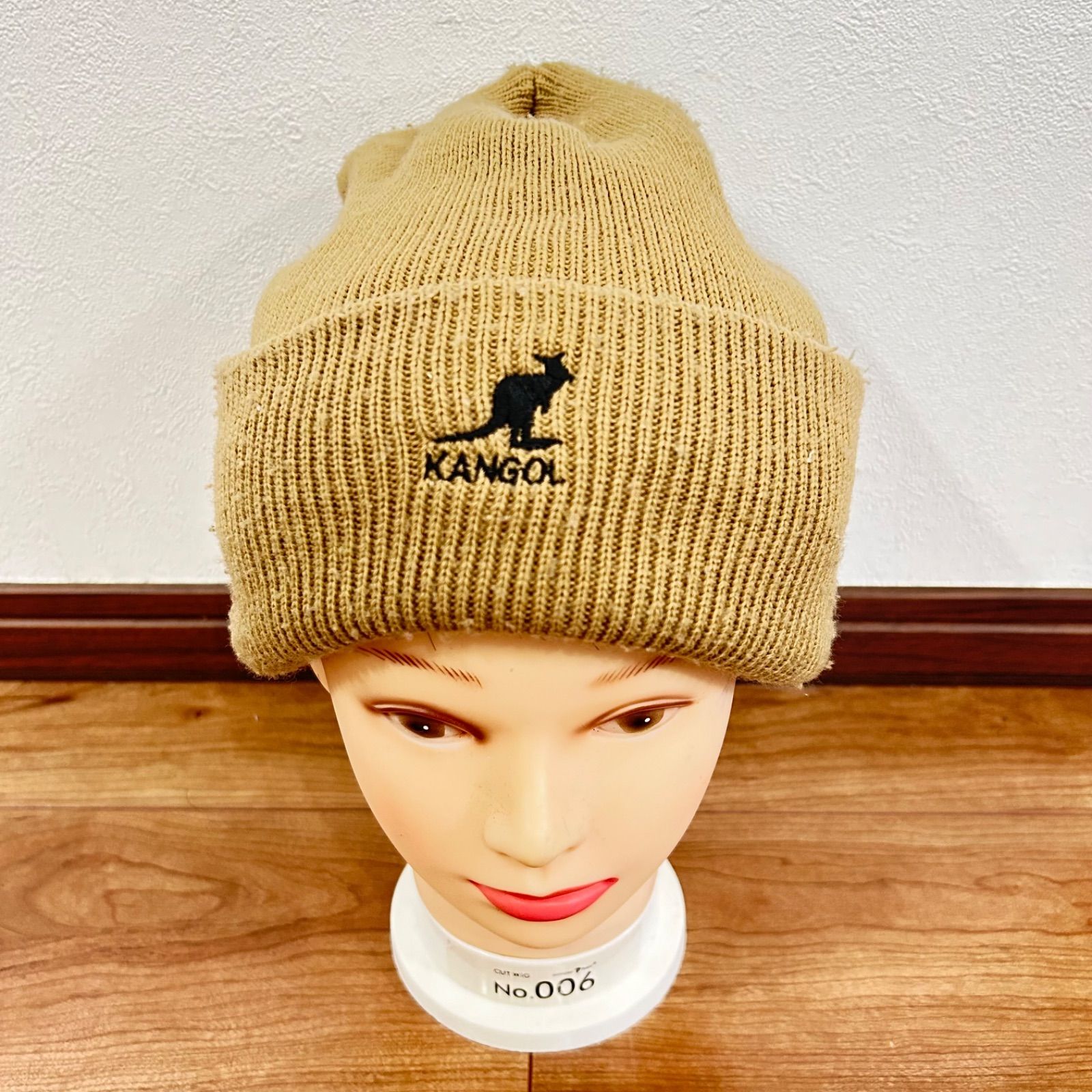 イギリス製(^w^)b KANGOL カンゴール ニット帽 ビーニー 80s 90s 