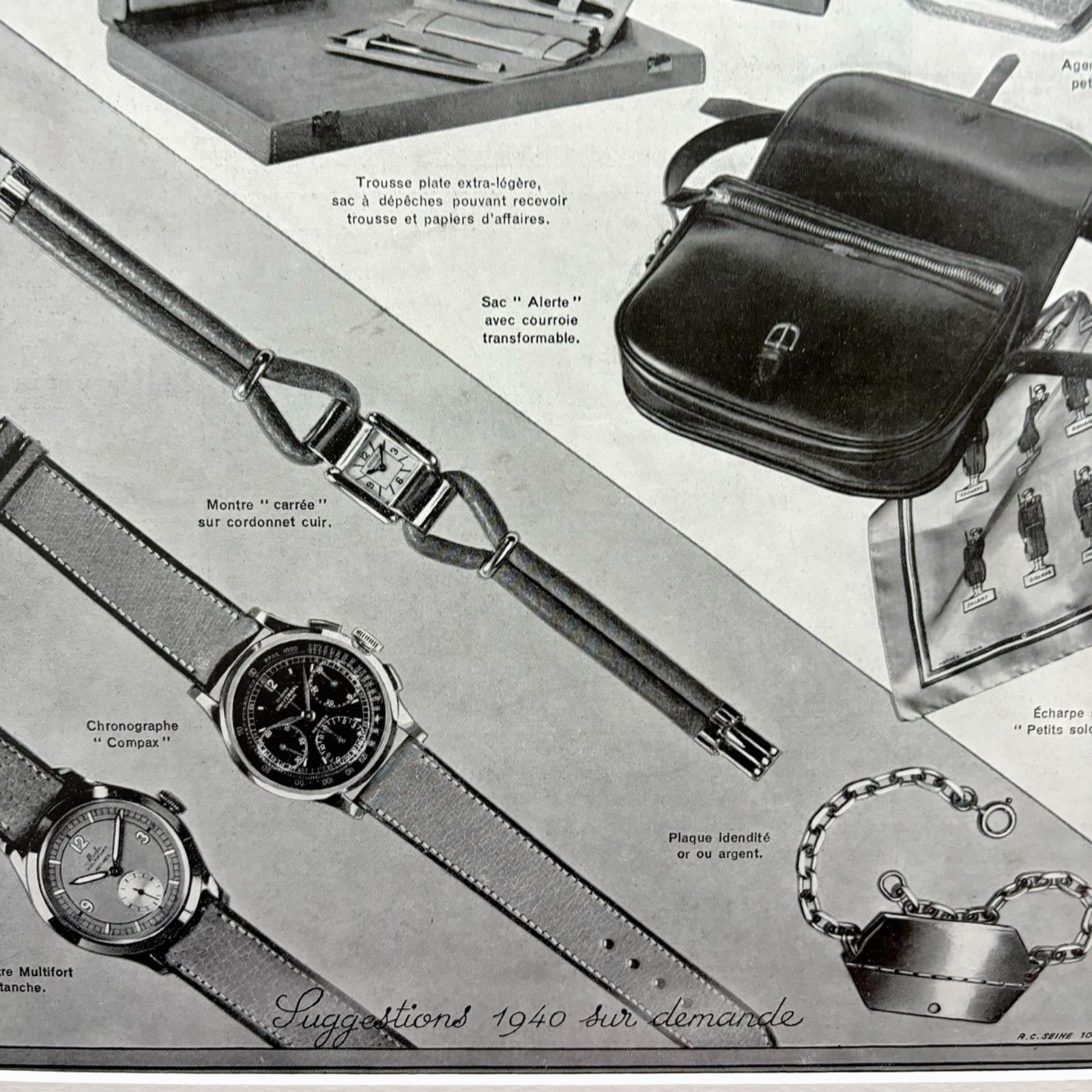 1939 広告＞HERMES エルメス ポスター ヴィンテージ アートポスター