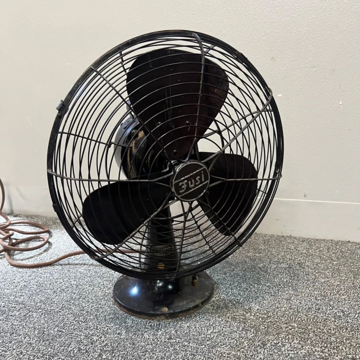 富士電機 サイレントファン 扇風機 3枚羽 昭和レトロ FUJI SILENT FAN