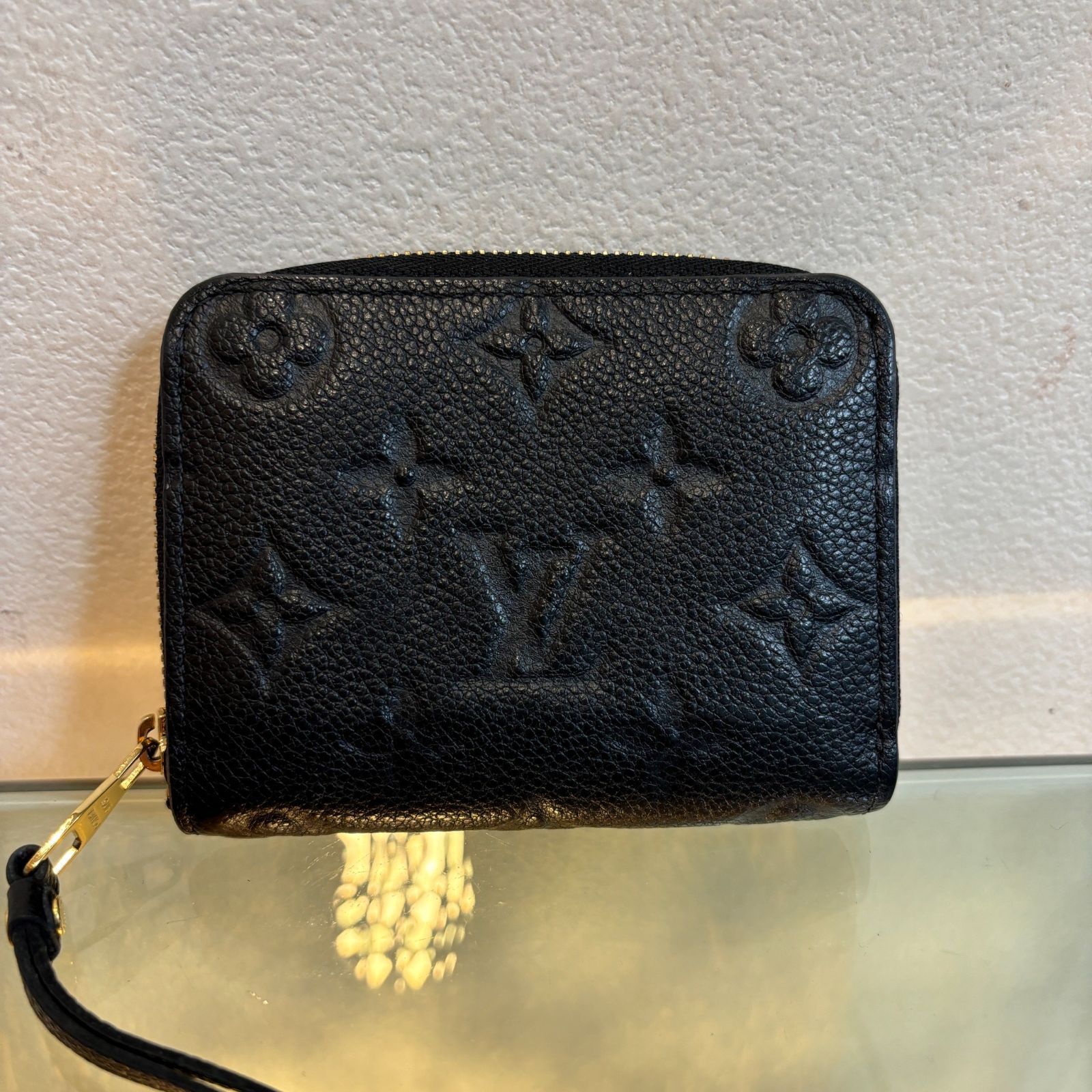 ΩNA472 綺麗！ LOUIS VUITTON ルイヴィトン コインケース アンプラント ジッピー ブラック系 M60574