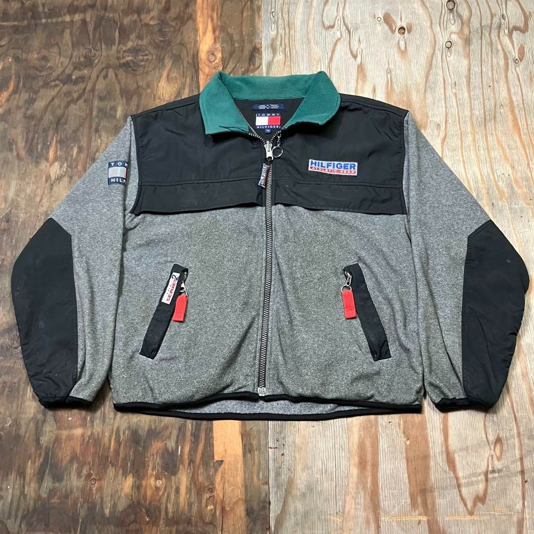 激レア90s トミーヒルフィガー セーリングギア アノラック ナイロンジャケット TOMMY HILFIGER ATHLETIC GEAR トミーヒルフィガー アスレチックギア