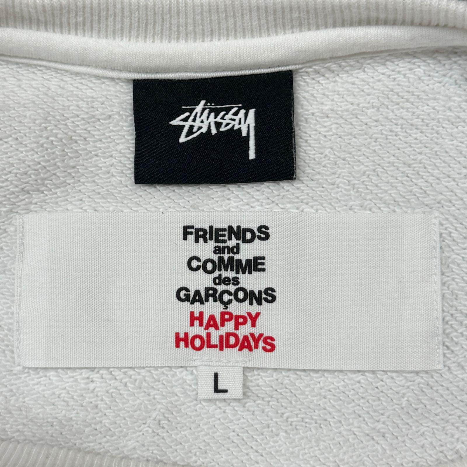STUSSY × COMME des GARCONS 18AW クリスマス限定トレーナー 