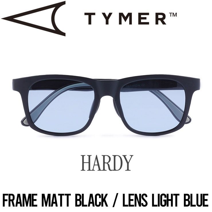 サングラス TYMER タイマー HARDY ハーディ Matt Black/Light Blue TY102-MBK-LBL 日本代理店正規品