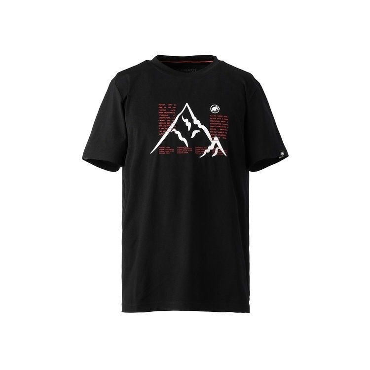 マムート MAMMUT メンズ QD ヤリガタケ プリント Tシャツ アジアン