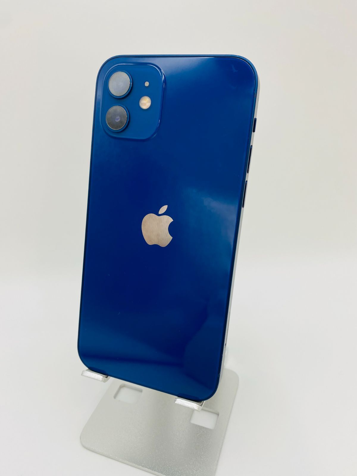 iPhone12 64GB ブルー/シムフリー/純正バッテリー100%/極薄ケース