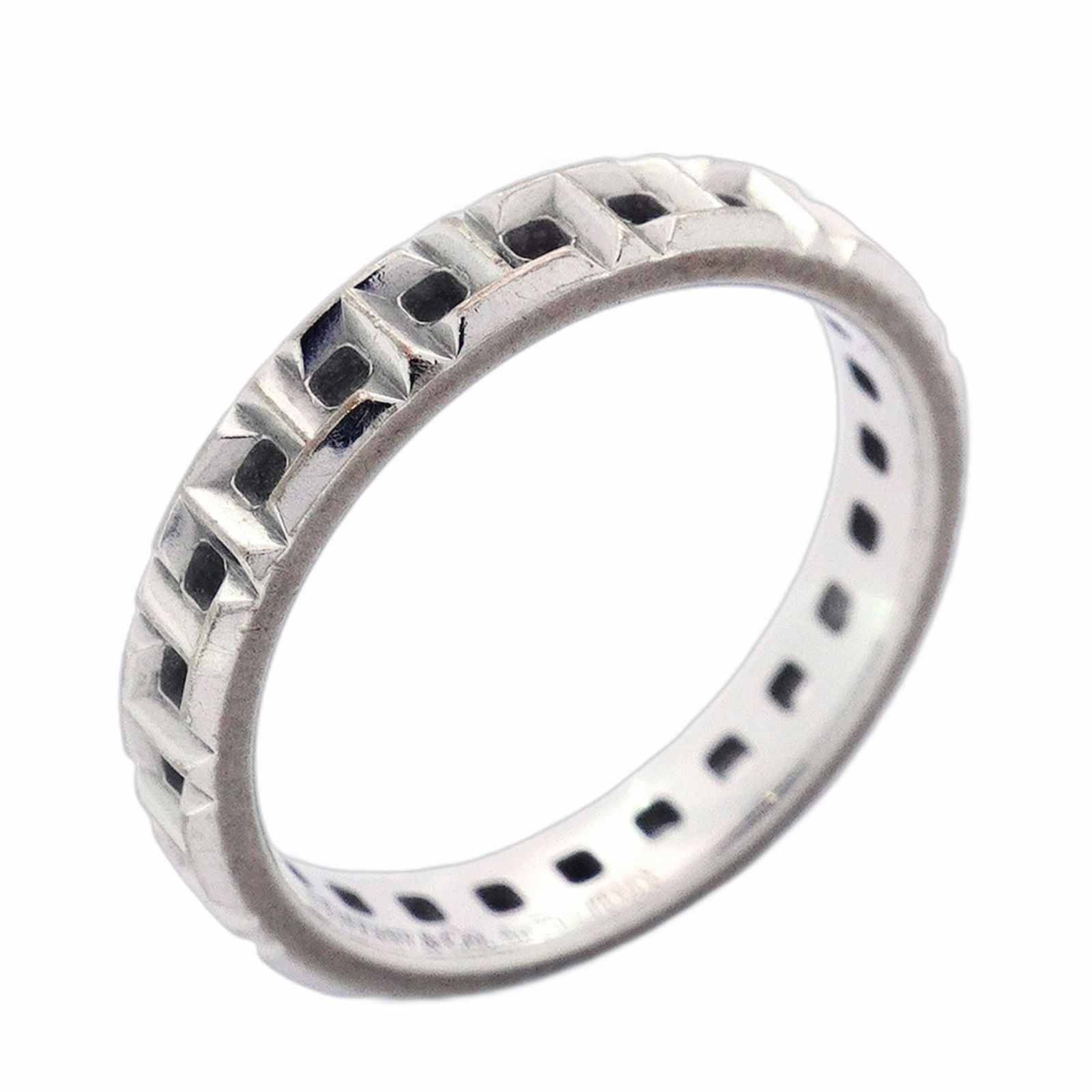 【美品】ティファニー T トゥルーナローリング 10号 TIFFANY&Co. Tiffany T ティファニー Tiffany&Co. トゥルー ナロー リング 指輪 約