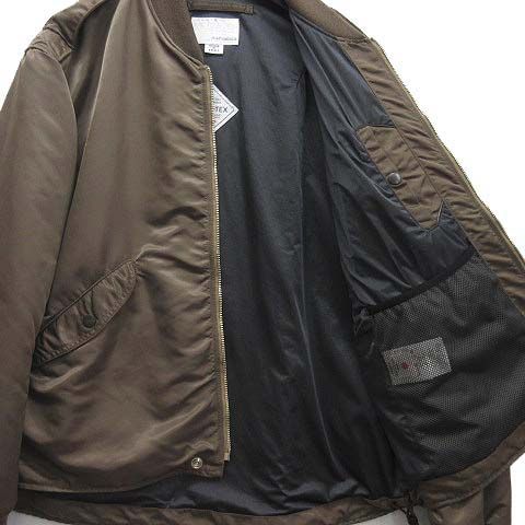 ナナミカ nanamica L-2B MA-1 ウインドストッパー フライトジャケット GORE-TEX INFINIUM WINDSTOPPER  Jacket SUAS003 トープ S