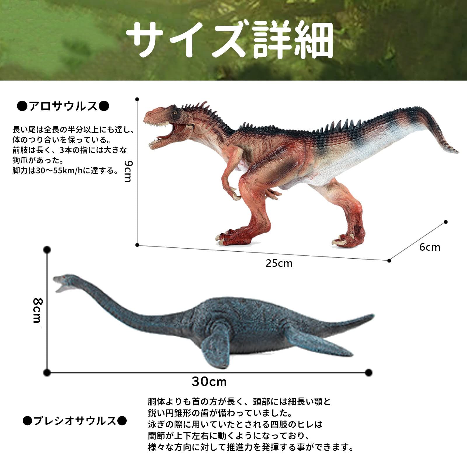 UTST 恐竜 フィギュア セット アロサウルス フィギュア プレシオ