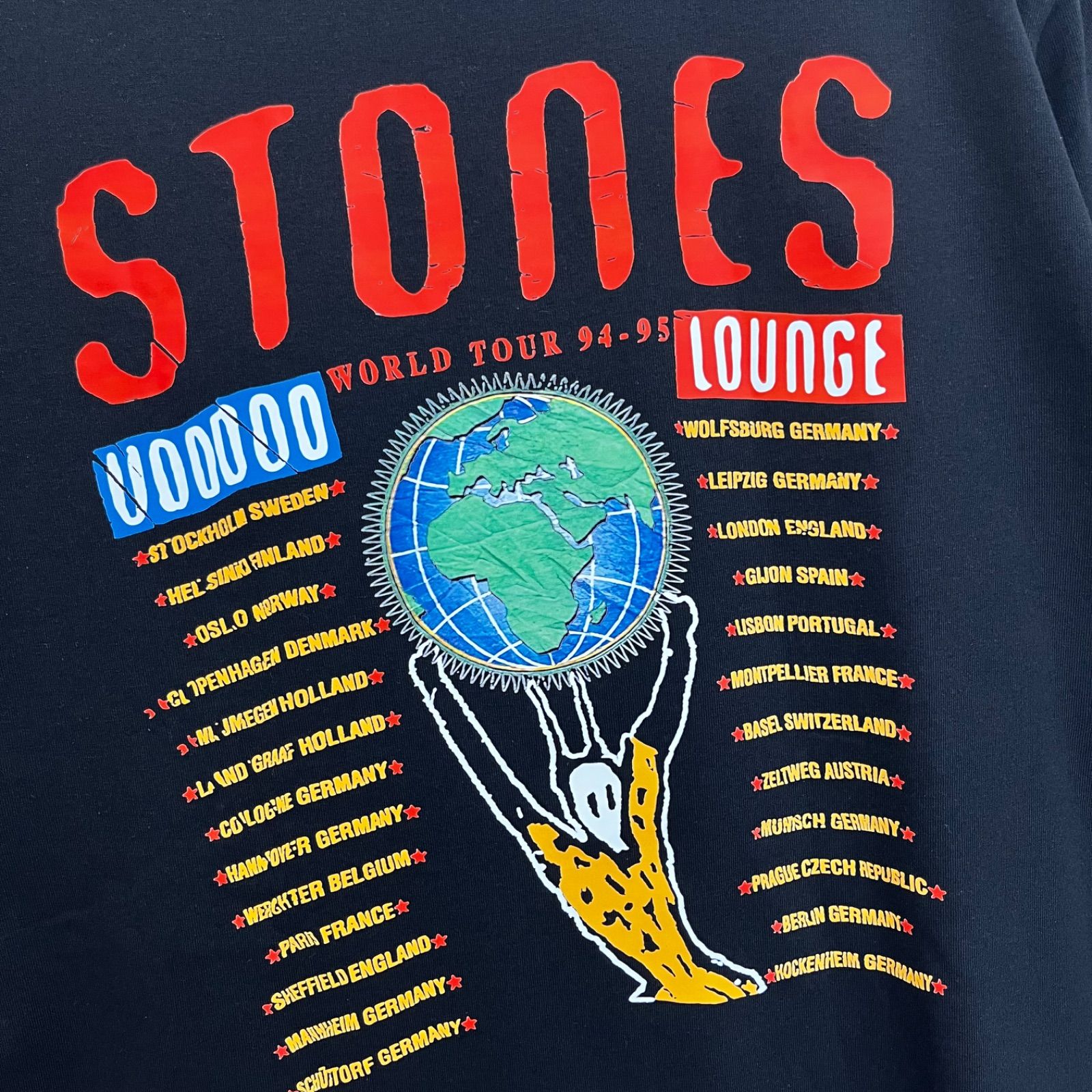 新品 ローリングストーンズ Rolling Stones 94/95 バンドTシャツ