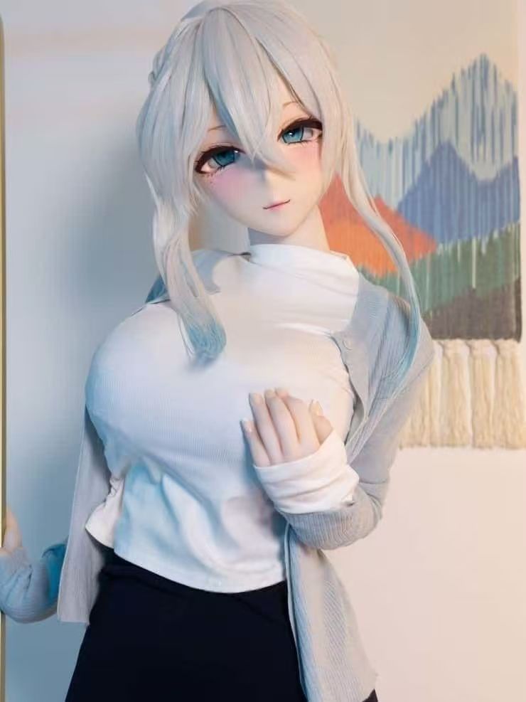 二次元風魔族雪女 135cm こ人形等身大フィギュア BJD ドール TPE 素材 お人形遊び