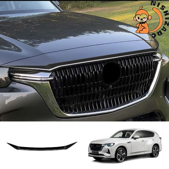 マツダ CX-60 ボンネットトリム ガーニッシュ フロント装飾パーツ 左右ハンドル対応 選べる3色