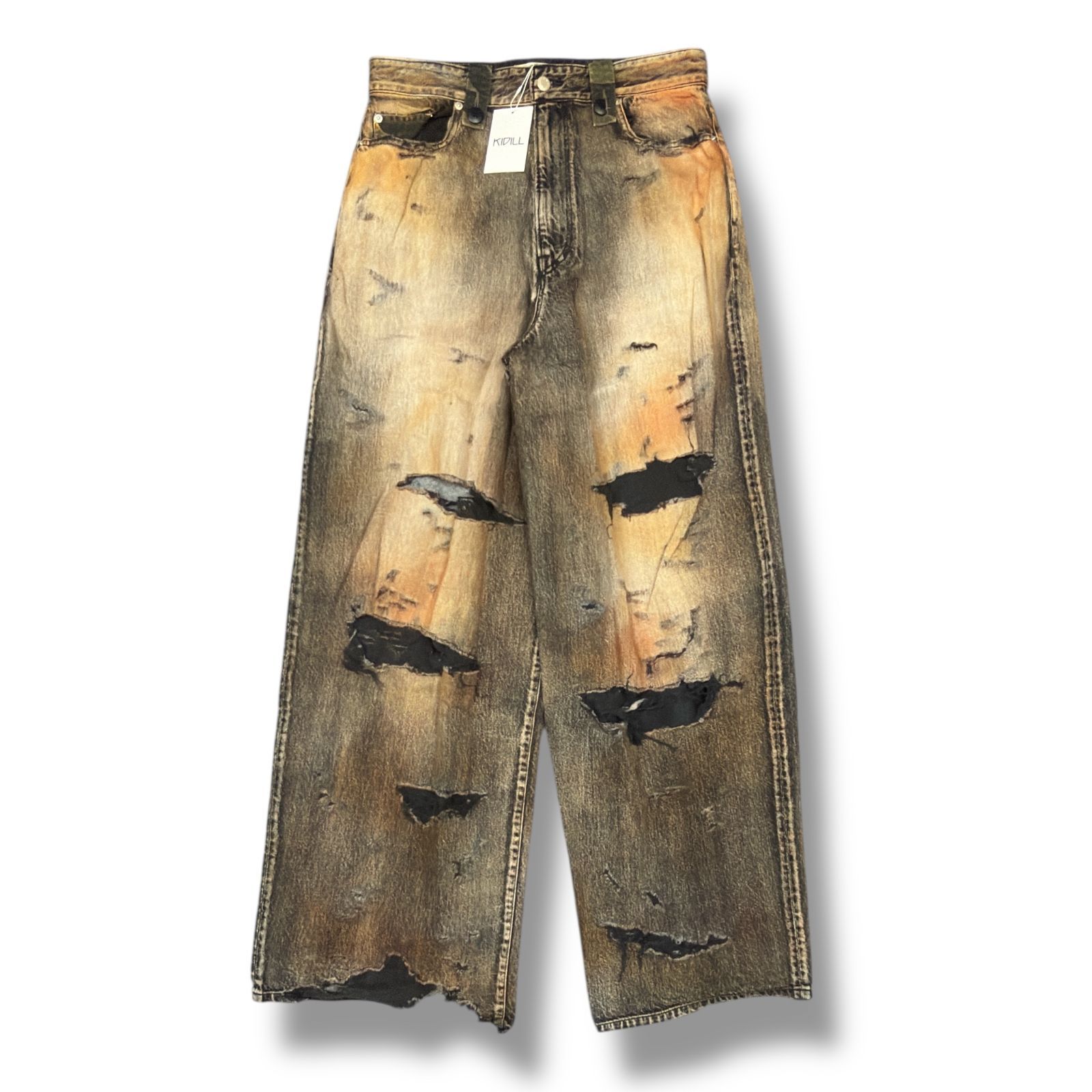 参考上代123200円 未使用品 KIDILL 24AW DESTROY DENIM PANTS 