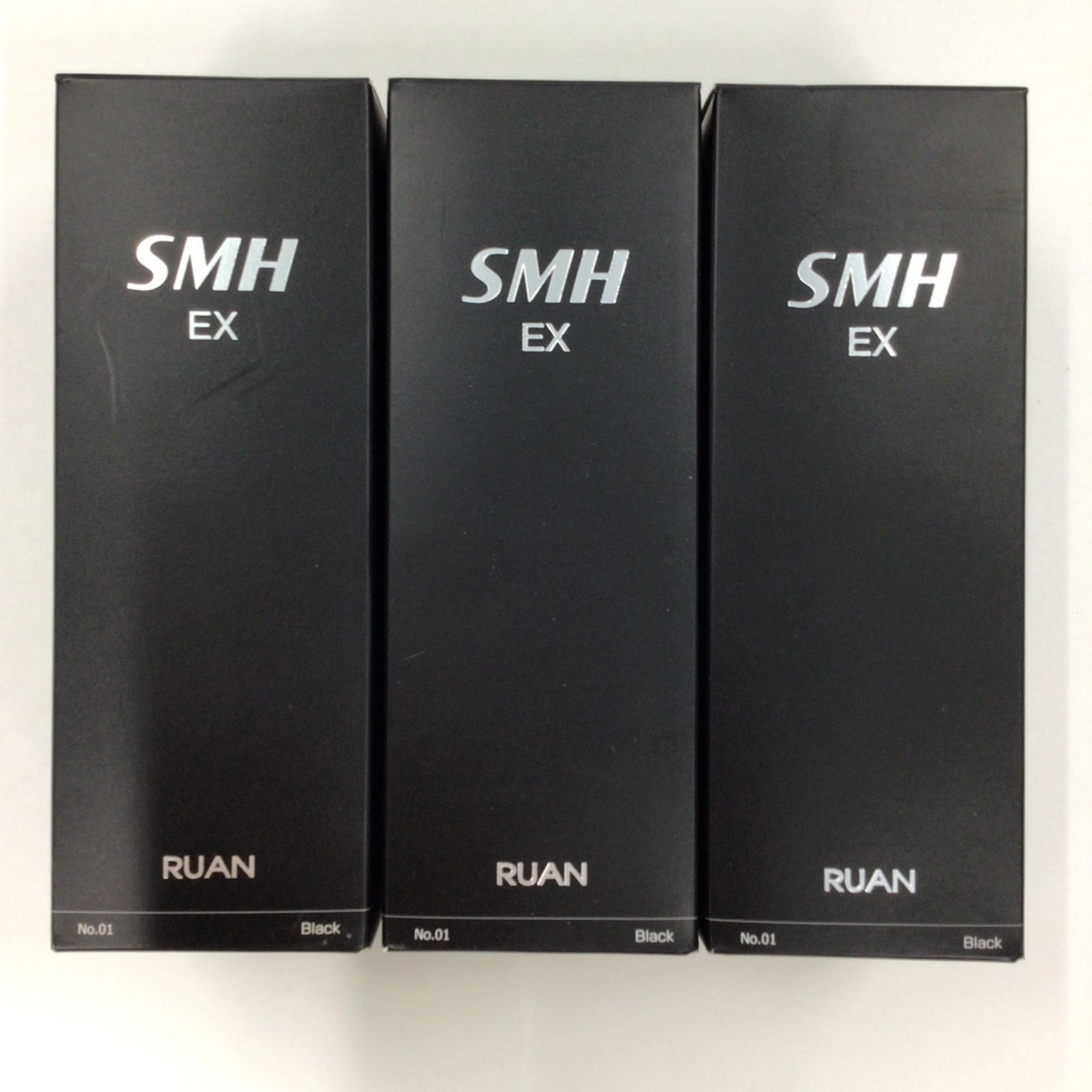 Y2704 RUAN ルアン スーパーミリオンヘアーEX No.01 Black 20g 計3点セット