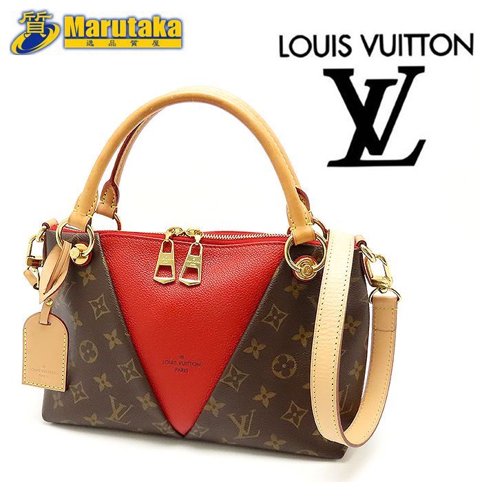 ルイ・ヴィトン VトートBB 斜め掛け モノグラム 2WAY ショルダー バッグ M43966 ハンド レッド LOUIS VUITTON V  tote Bag BB 逸品質屋 丸高 尼崎市 兵庫県 Marutaka USED 送料無料 中古 プレゼント - メルカリ