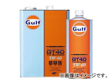 ガルフ Gulf エンジンオイル アロー ARROW GT40 5W-40 入数 1L×12缶