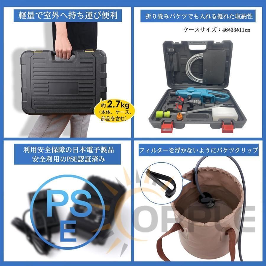 ハンディ 8MPa吐出圧力