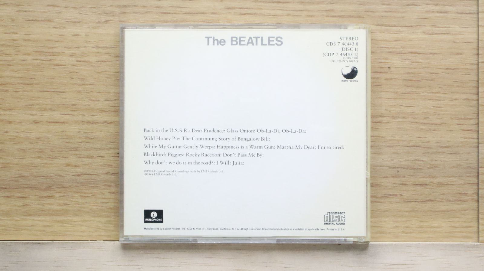 輸入盤CD☆ビートルズ/THE BEATLES□ Beatles (White Album 輸入盤CD☆ビートルズ/THE BEATLES□ Beatles (White Album