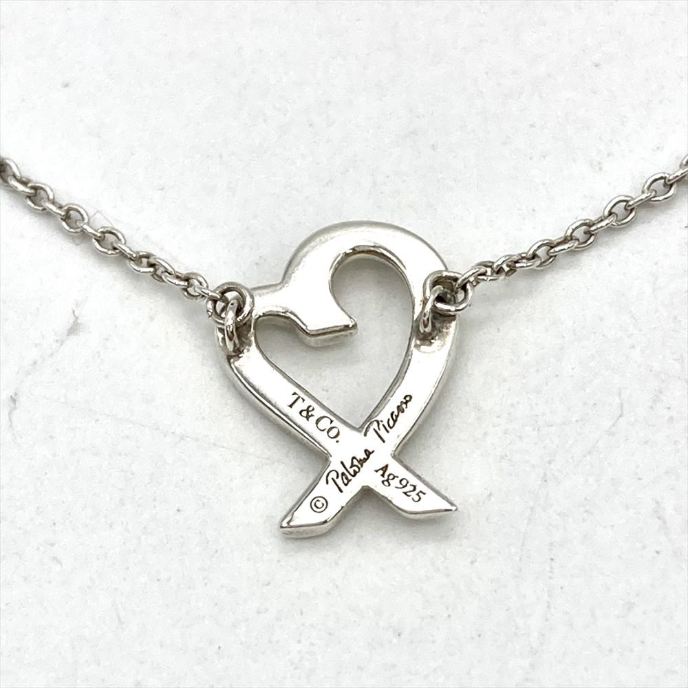極美品✨ ティファニー ネックレス ラビングハート ハート AG925