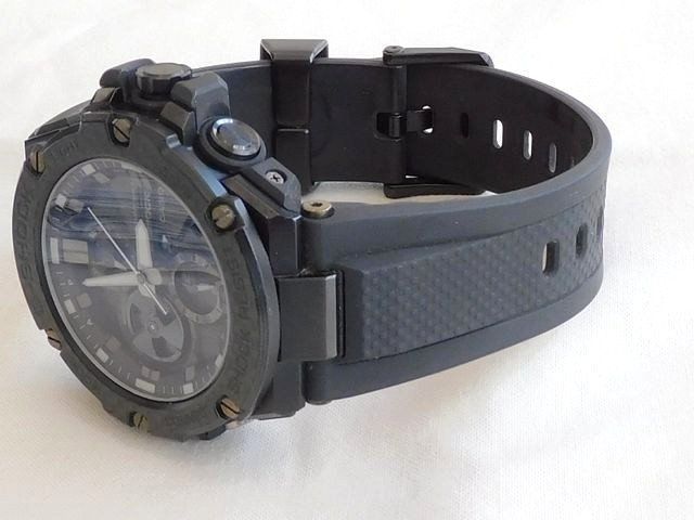 【極美品】G-SHOCKGST-B100X-1AJF ブラックBluetooth G-SHOCK G-STEEL BLUETOOTH SOLAR GST-B100X-1A - Claudias Jewelry Inc