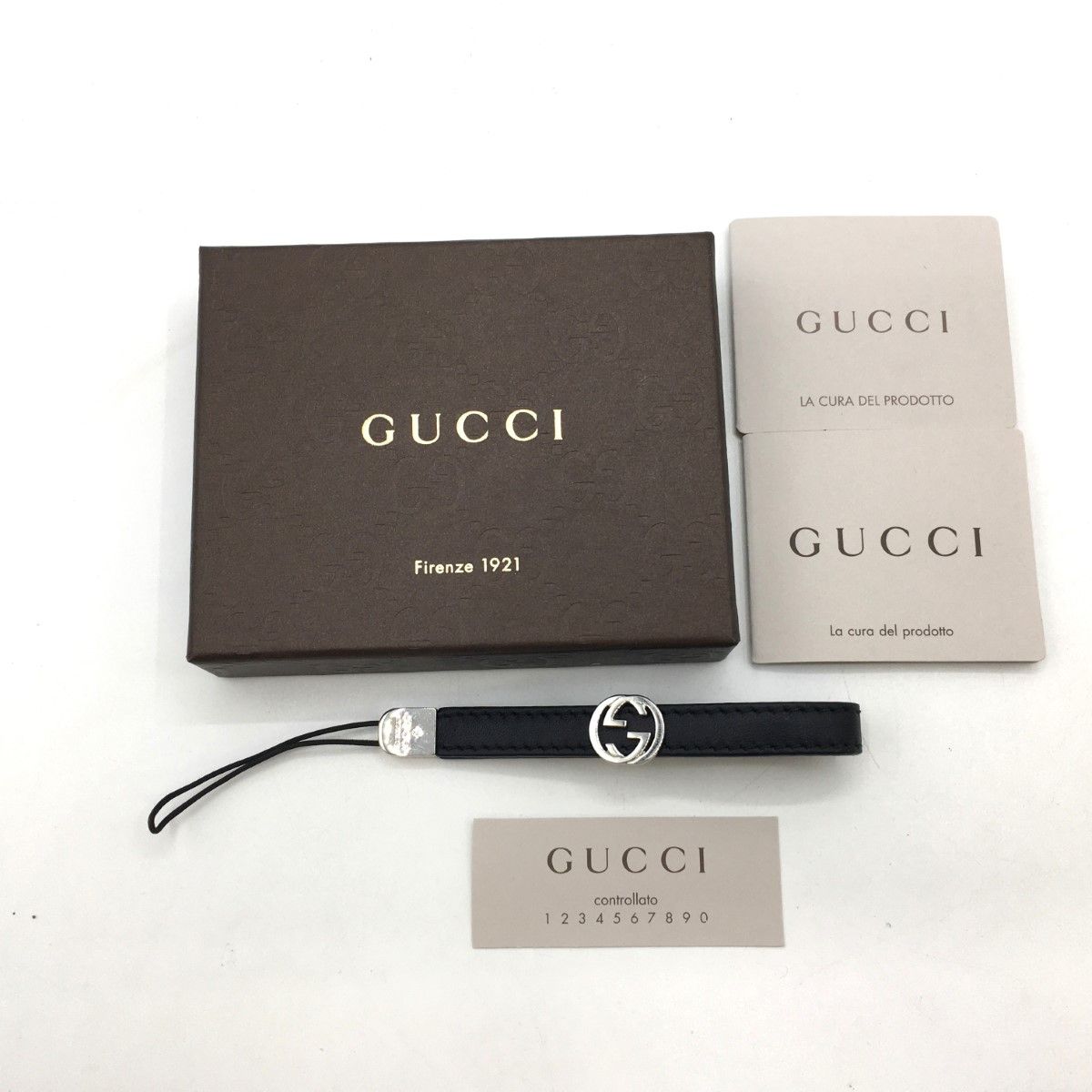 GUCCI グッチ ストラップ インターロッキングG 携帯ストラップ モバイルアクセサリー 155279-479292