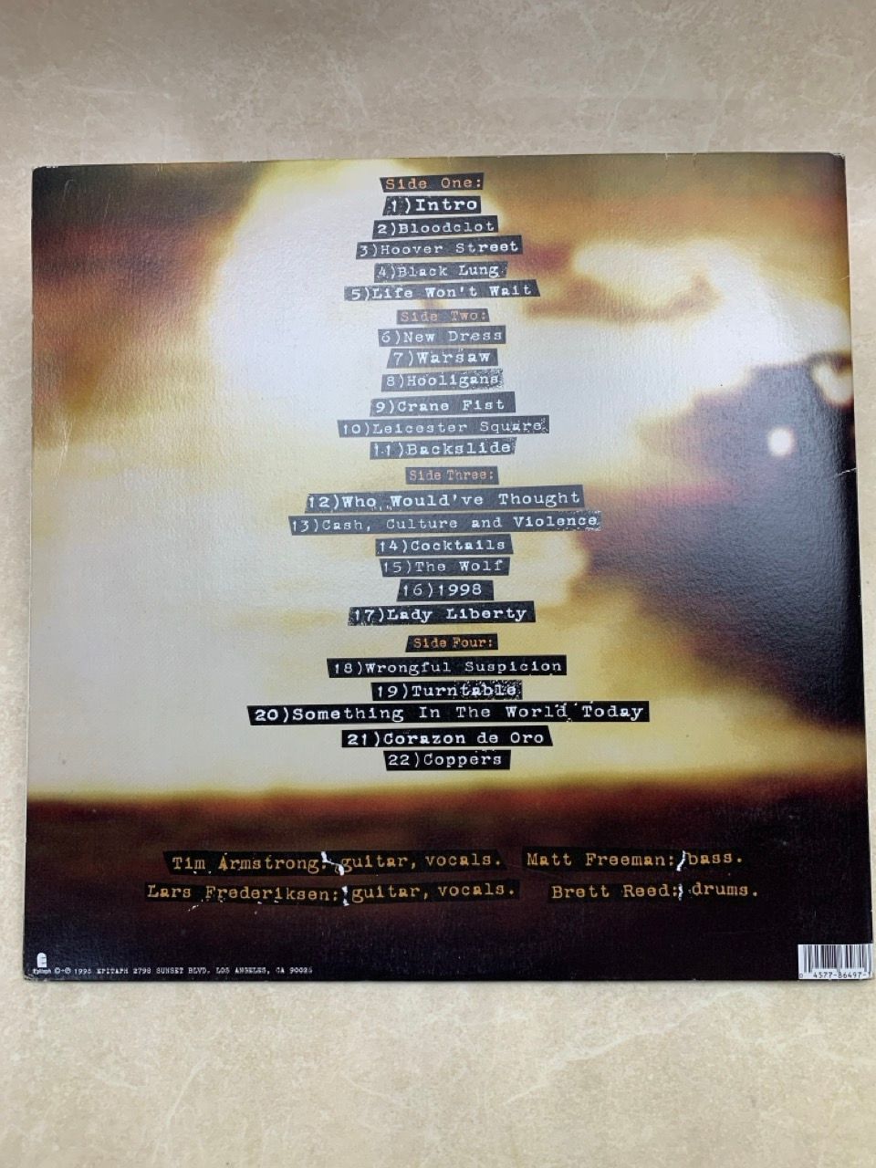 LP 2枚組 RANCID Life Won't Wait カラービニール - メルカリ