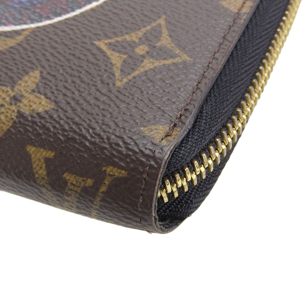 【本物保証】 ルイヴィトン LOUIS VUITTON モノグラム ジッピーウォレット 長財布 歌舞伎 ダルマ 山本寛斎 レア 日本限定 M67249 本物保証】 ルイヴィトン LOUIS VUITTON モノグラム ジッピー