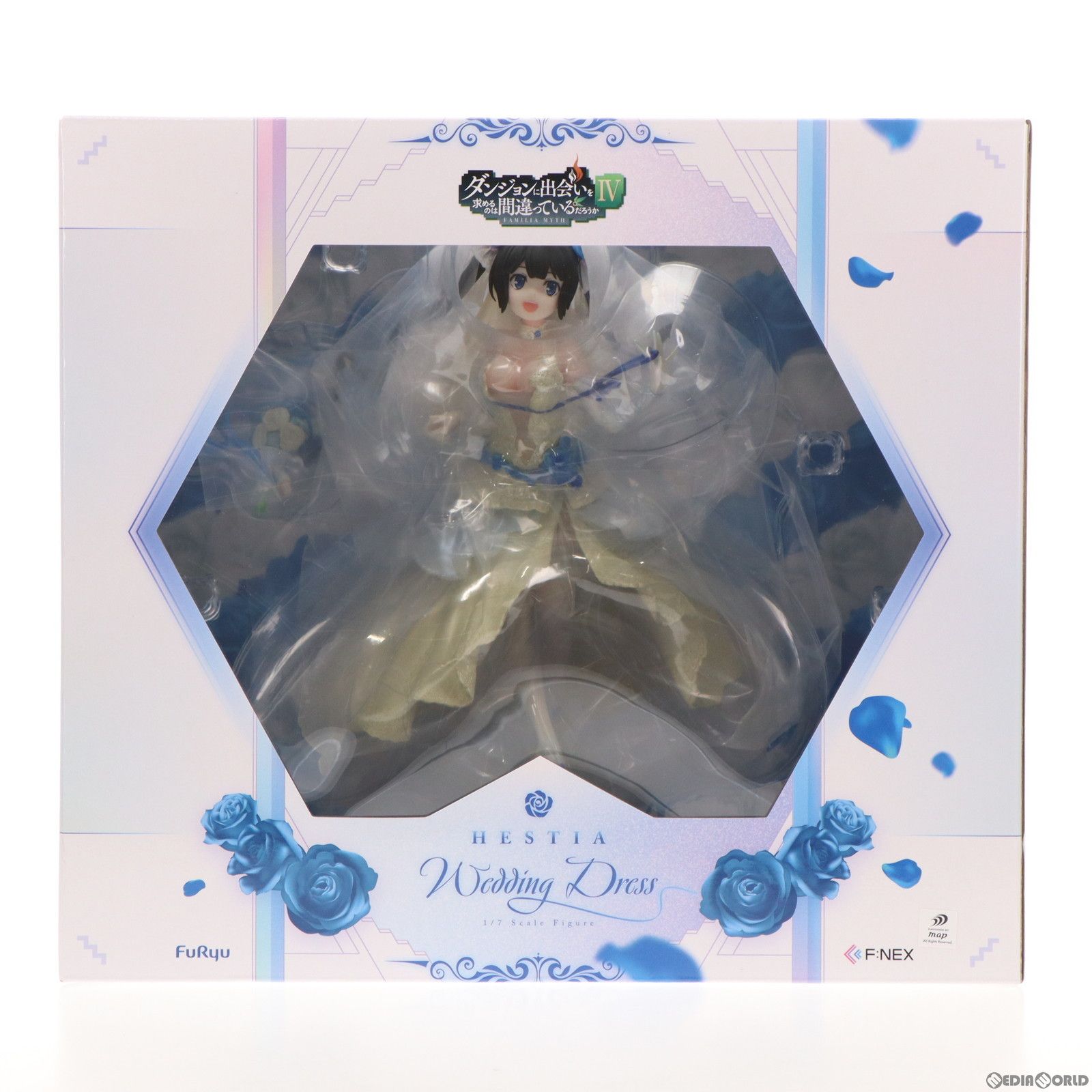 ト*ー様 ダンまち ヘスティア ウェディングドレス F:NEX限定フィギュア ダンまち」ヘスティア、セクシーなウェディングドレス姿に注目