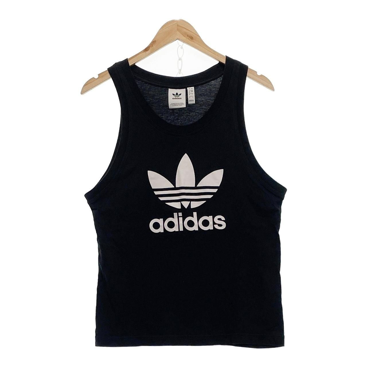 1840円 Sサイズ adidas アディダス タンクトップ レディース S ブラック - メルカリ