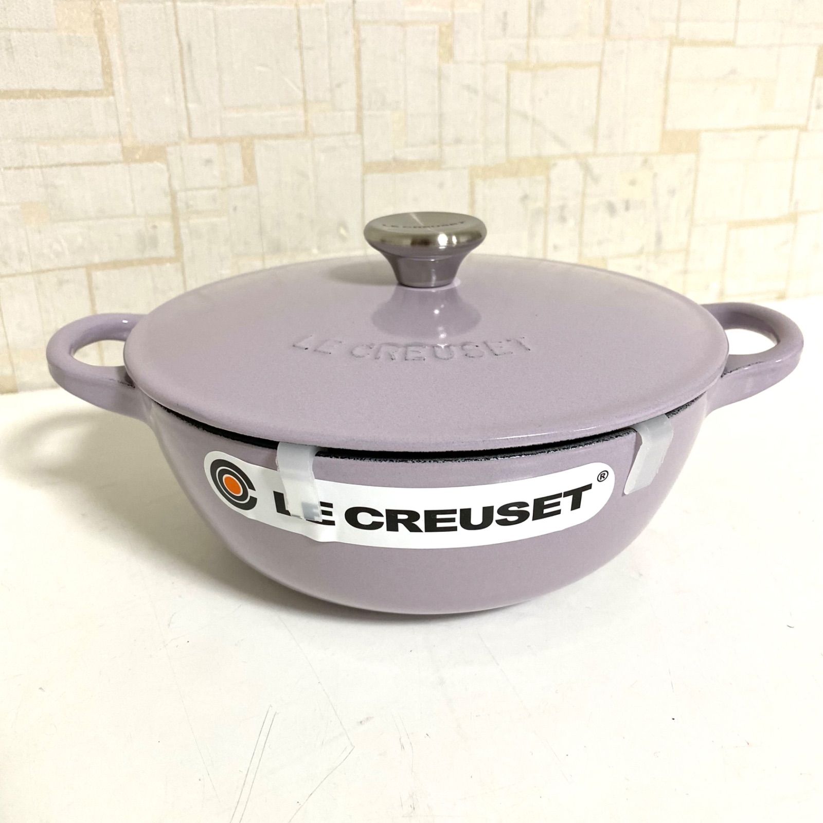 全品本物! LE CREUSET ルクルーゼ マルミット 18cm ラベンダー パープル 両手鍋 付き合いのある