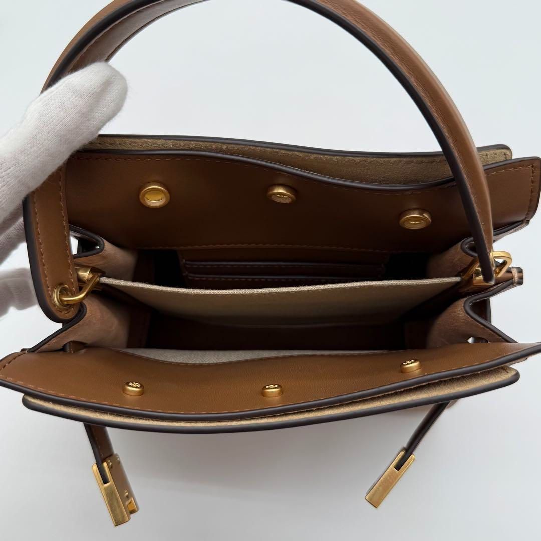 未使用級】Tory Burch Lee Radziwill プチダブルバッグ - メルカリ