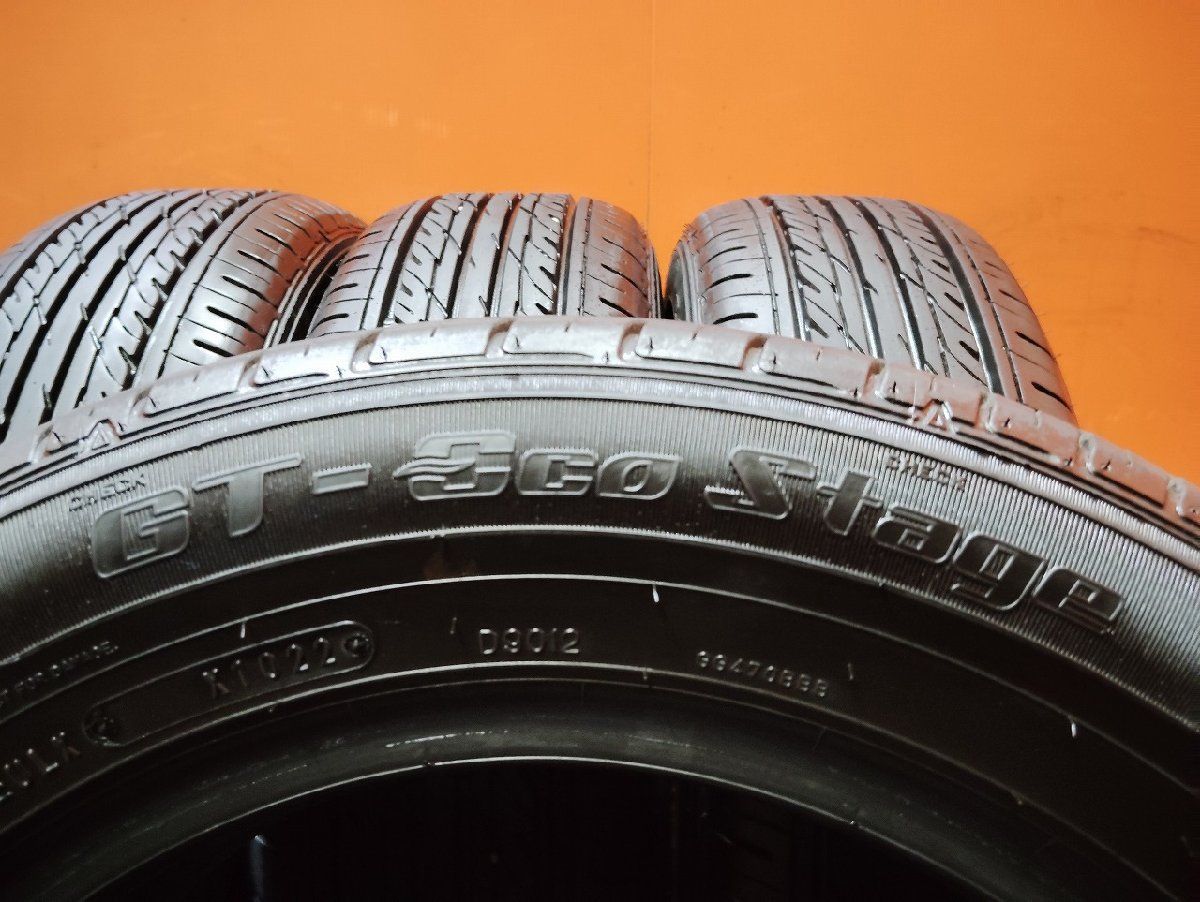 GOODYEAR GT-Eco Stage 185/65R15 15インチ 夏タイヤ 4本 22年製 バリ溝 シエンタ ノート フリード デミオ アクア等　(VTP168) GOODYEAR GT-Eco Stage 185/65R15 15インチ 夏タイヤ 4本 22年製 バリ
