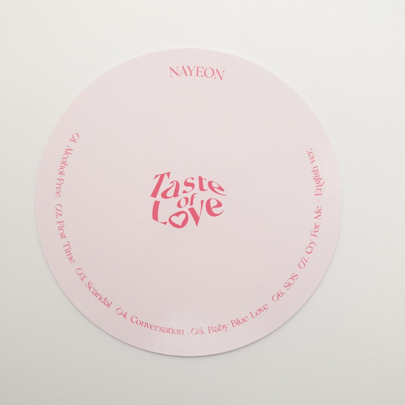 TWICE ナヨン トレカ コースター セット まとめ TWICE ナヨン Taste of Love トレカ フォト カード コースター