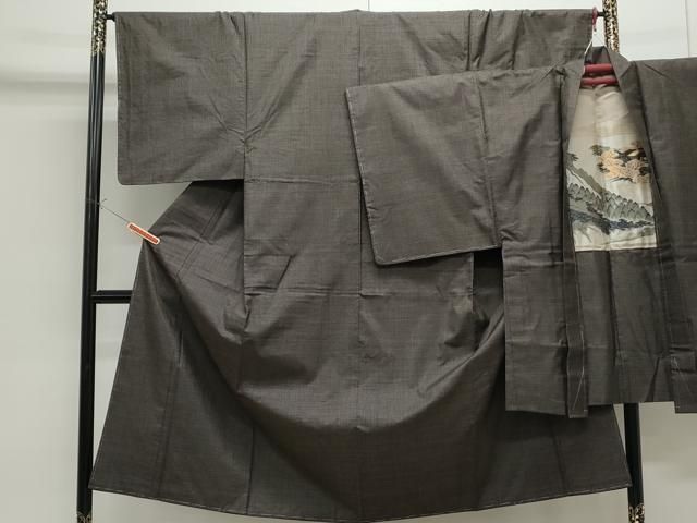 平和屋着物●男性 本場大島紬 アンサンブル 100亀甲 総詰め 正絹 CAAS0400th